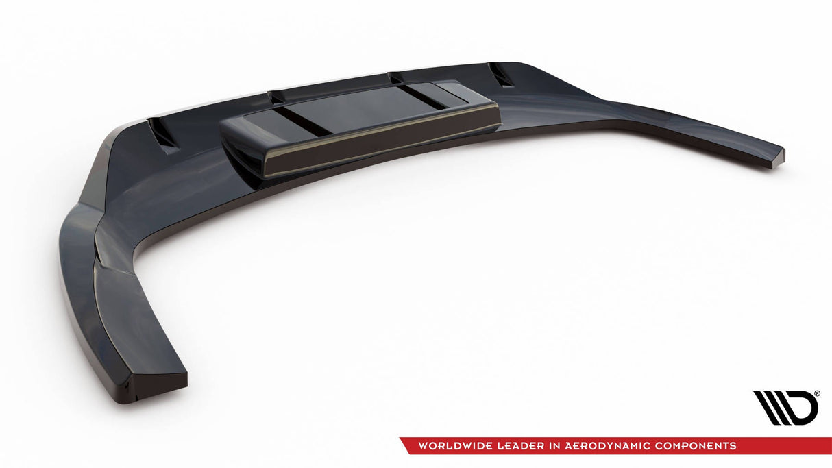 Maxton Design Central Rear Splitter (With Vertical Bars) Audi Q4 E-Tron Sportback Mk1