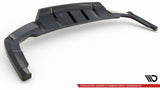 Maxton Design Central Rear Splitter (With Vertical Bars) Audi Q5 S-Line SUV Mk2 Facelift