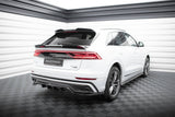 Maxton Design Central Rear Splitter (With Vertical Bars) Audi Q8 S-Line Mk1