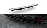 Maxton Design Central Rear Splitter (With Vertical Bars) Audi S4 B9 Facelift