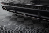 Maxton Design Central Rear Splitter (With Vertical Bars) Audi S4 B9 Facelift