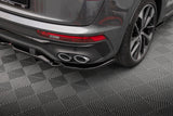 Maxton Design Central Rear Splitter (With Vertical Bars) Audi Sq5 Sportback Mk2 Facelift