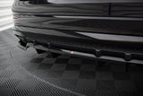 Maxton Design Central Rear Splitter (With Vertical Bars) Audi SQ8 / Q8 S-Line Mk1 Facelift