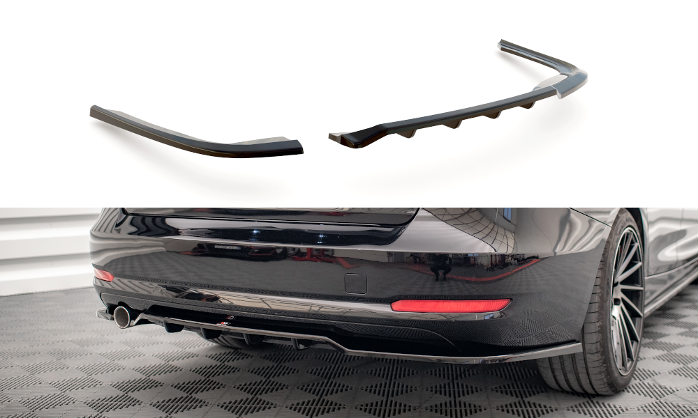 Maxton Design Central Rear Splitter (With Vertical Bars) BMW 3 GT F34