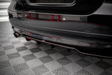 Maxton Design Central Rear Splitter (With Vertical Bars) BMW 3 Sedan E90