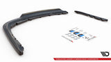 Maxton Design Central Rear Splitter (With Vertical Bars) BMW 3 Sedan E90