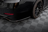 Maxton Design Central Rear Splitter (With Vertical Bars) BMW 4 Gran Coupe F36
