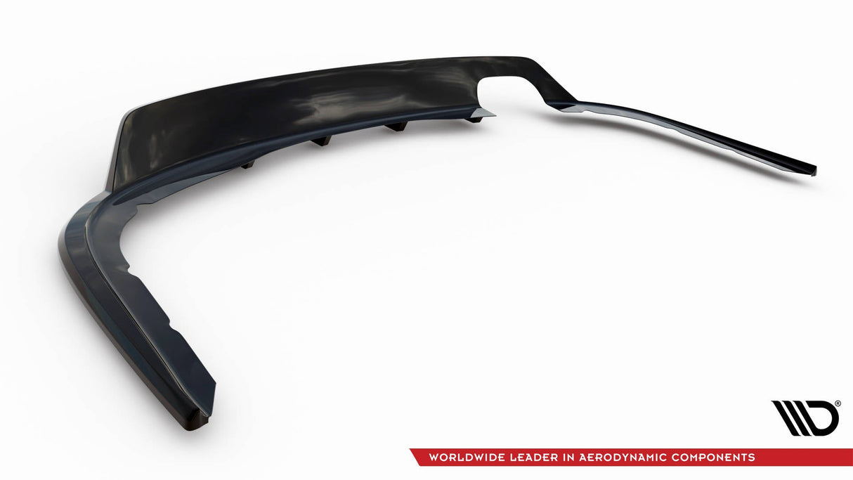 Maxton Design Central Rear Splitter (With Vertical Bars) BMW 4 Gran Coupe F36