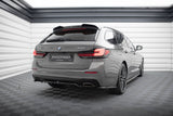 Maxton Design Central Rear Splitter (With Vertical Bars) BMW 5 G30 / G31 Facelift