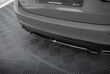 Maxton Design Central Rear Splitter (With Vertical Bars) BMW 5 G30 / G31 Facelift