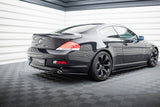 Maxton Design Central Rear Splitter (With Vertical Bars) BMW 6 Coupe / Cabrio E63 / E64