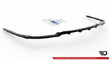 Maxton Design Central Rear Splitter (With Vertal Bars) - BMW / F01 / 7-Series / M-Pack