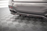 Maxton Design Central Rear Splitter (With Vertical Bars) BMW 7 M-Pack G11 Facelift