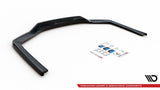 Maxton Design Central Rear Splitter (With Vertical Bars) BMW 7 M-Pack G11 Facelift