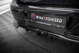 Maxton Design Central Rear Splitter (With Vertical Bars) BMW 7 M-Pack G70