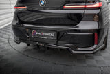 Maxton Design Central Rear Splitter (With Vertical Bars) BMW 7 M-Pack G70