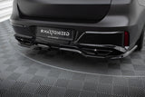 Maxton Design Central Rear Splitter (With Vertical Bars) BMW M760E G70