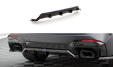 Maxton Design Central Rear Splitter (With Vertical Bars) BMW X3 M-Pack G01 Facelift