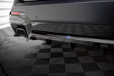 Maxton Design Central Rear Splitter (With Vertical Bars) BMW X3 M-Pack G01 Facelift