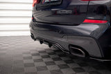 Maxton Design Central Rear Splitter (With Vertical Bars) BMW X3 M40I G01
