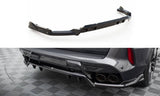 Maxton Design Central Rear Splitter (With Vertical Bars) BMW X5 M F95 Facelift