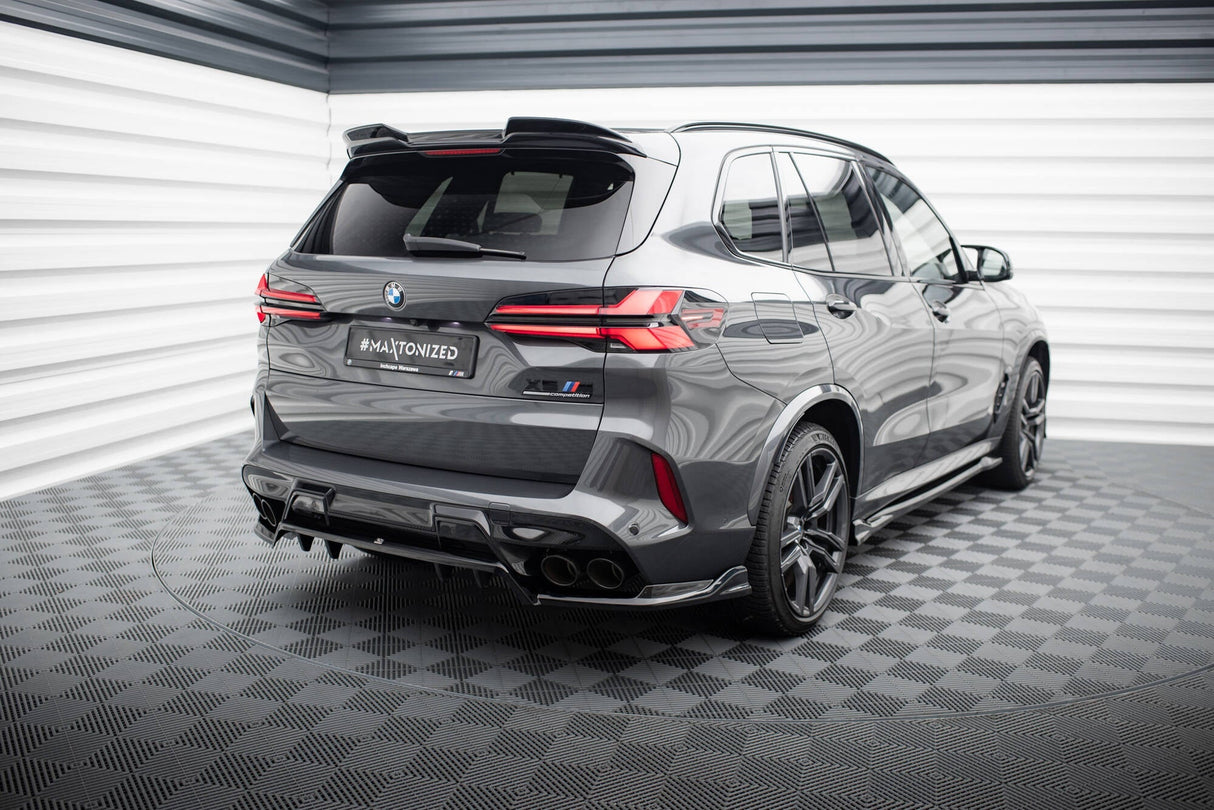 Maxton Design Central Rear Splitter (With Vertical Bars) BMW X5 M F95 Facelift