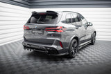 Maxton Design Central Rear Splitter (With Vertical Bars) BMW X5 M F95 Facelift