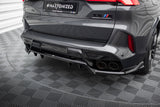 Maxton Design Central Rear Splitter (With Vertical Bars) BMW X5 M F95 Facelift