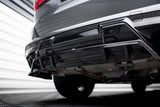 Maxton Design Central Rear Splitter (With Vertical Bars) BMW X5 M F95 Facelift