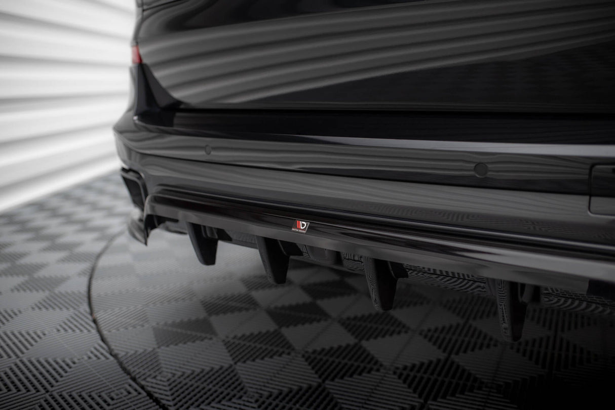 Maxton Design Central Rear Splitter (With Vertical Bars) BMW X5 M-Pack G05