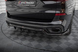 Maxton Design Central Rear Splitter (With Vertical Bars) BMW X5 M-Pack G05