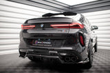 Maxton Design Central Rear Splitter (w/ Vertical Bars) - BMW X6 M F96
