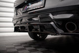 Maxton Design Central Rear Splitter (w/ Vertical Bars) - BMW X6 M F96