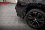 Maxton Design Central Rear Splitter (w/ Vertical Bars) - BMW X6 M-PACK F16