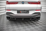 Maxton Design Central Rear Splitter (With Vertical Bars) BMW X6 M-Pack G06