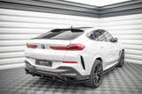 Maxton Design Central Rear Splitter (With Vertical Bars) BMW X6 M-Pack G06