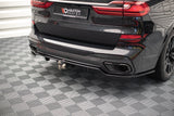 Maxton Design Central Rear Splitter (With Vertical Bars) BMW X7 M G07