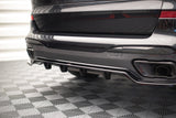 Maxton Design Central Rear Splitter (With Vertical Bars) BMW X7 M G07