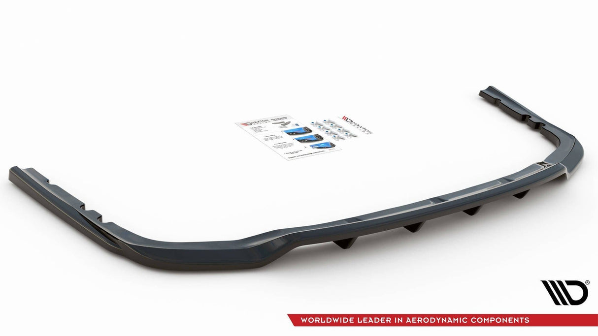 Maxton Design Central Rear Splitter (With Vertical Bars) BMW X7 M G07