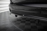 Maxton Design Central Rear Splitter (With Vertical Bars) BMW X7 M-Pack G07 Facelift