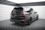 Maxton Design Central Rear Splitter (With Vertical Bars) BMW X7 M-Pack G07 Facelift