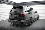 Maxton Design Central Rear Splitter (With Vertical Bars) BMW X7 M-Pack G07 Facelift