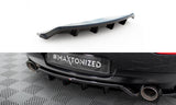 Maxton Design Central Rear Splitter (With Vertical Bars) BMW Z4 M-Pack E89 Facelift