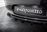 Maxton Design Central Rear Splitter (With Vertical Bars) BMW Z4 M-Pack E89 Facelift