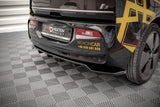 Maxton Design Central Rear Splitter (With Vertical Bars) BMW I3 Mk1 Facelift