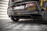 Maxton Design Central Rear Splitter (With Vertical Bars) BMW I3 Mk1 Facelift