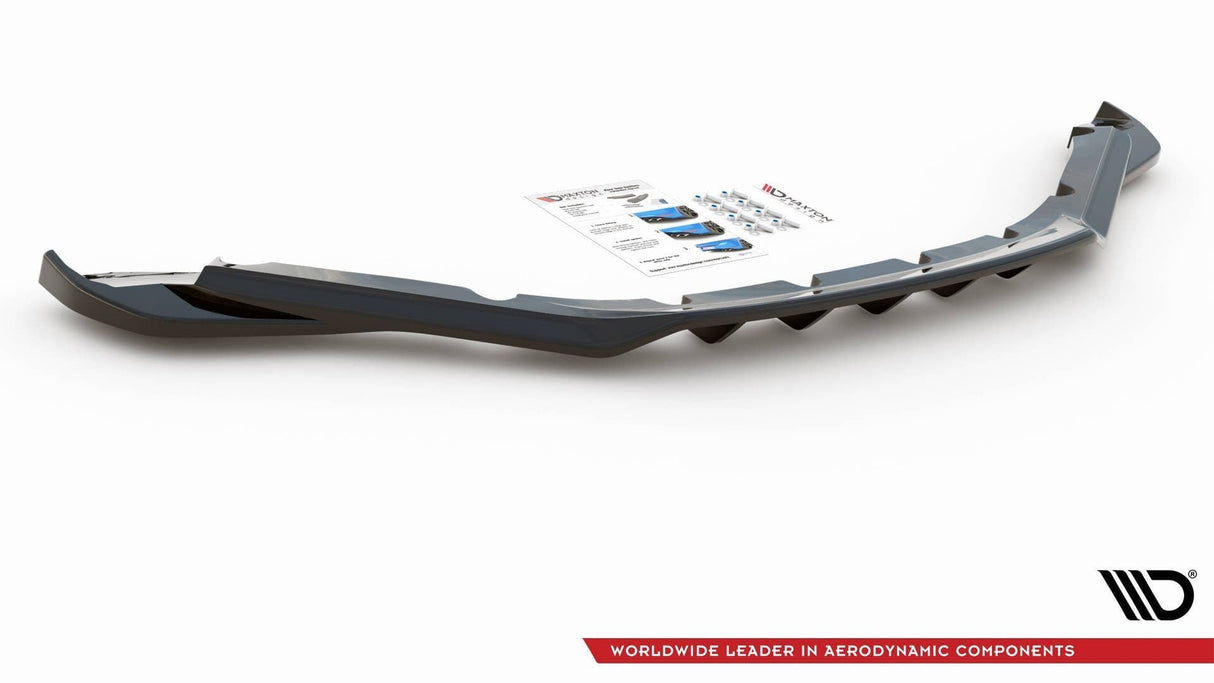 Maxton Design Central Rear Splitter (With Vertical Bars) BMW I8