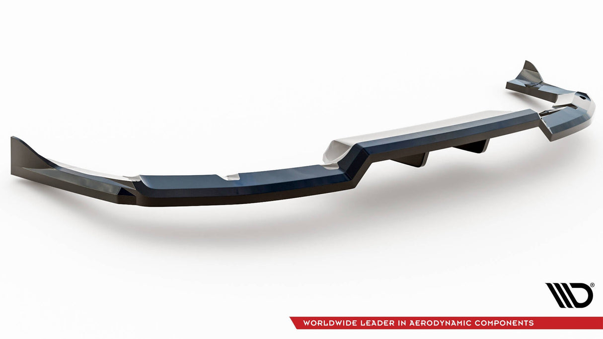 Maxton Design Central Rear Splitter (With Vertical Bars) BMW Ix Sport / M60