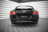 Maxton Design Central Rear Splitter (With Vertical Bars) Bentley Continental Gt V8 S MK2