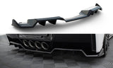 Maxton Design Central Rear Splitter (With Vertical Bars) Chevrolet Corvette C7